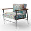 Fauteuil d'appoint rembourré Wild Flowers Meadows II-112890003