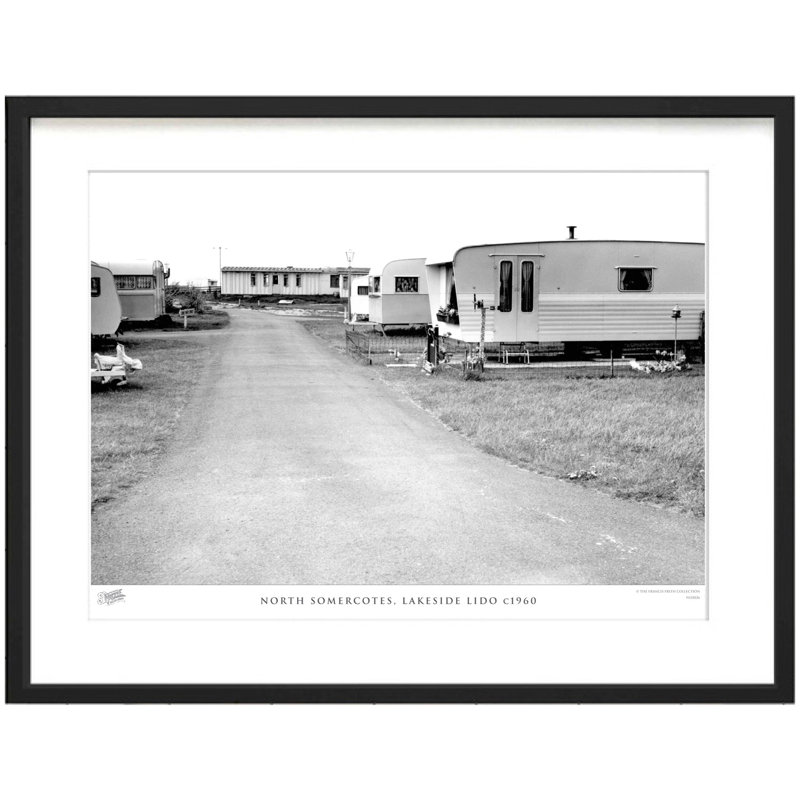 North Somercotes, Lakeside Lido C1960 1 Piece Single Picture Frame Wall Art, 48.4cm H x 63.6cm W x 2.3cm D