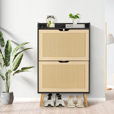 8 Pair Shoe Storage Cabinet