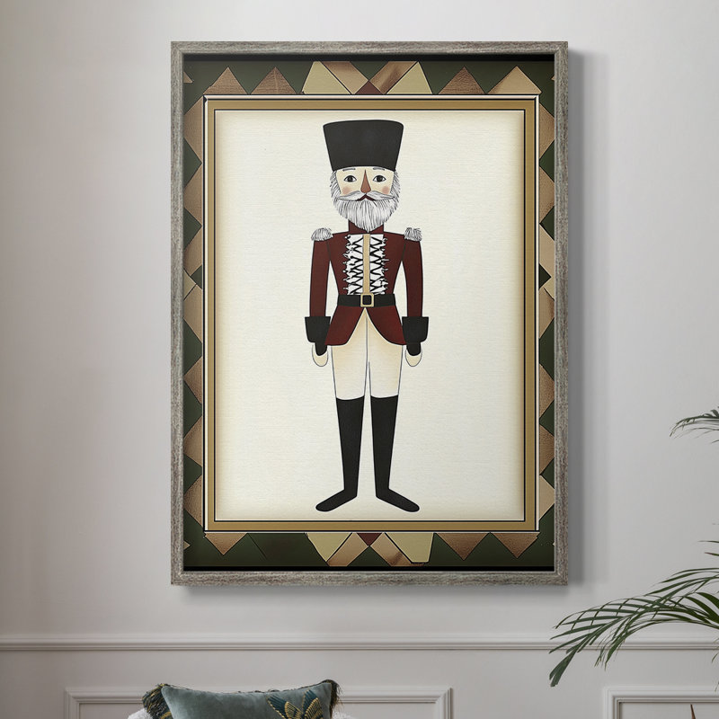 Christmas Holiday Art CXVIII Framed Print - Solid Wood, H 11 po x l 9 po