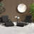 All-Weather Wicker Patio Chaise Lounge Set with Pull-Out Side Table and Adjustable Backrest-1140132640