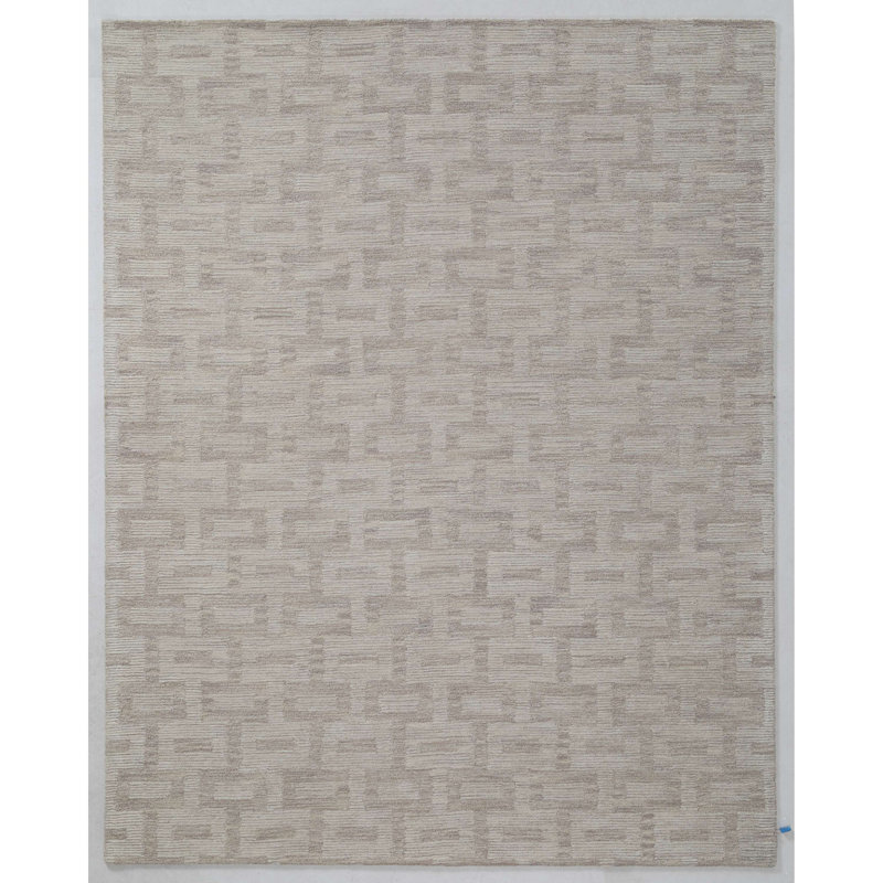 Tapis en laine touffeté à la main, Rectangulaire 3 pi x 5 pi