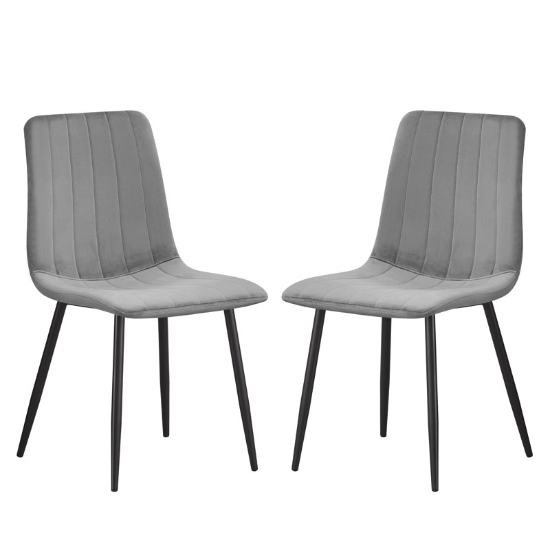 Ashlee Upholstered Dining Chair, Grey