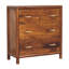 Solid Wood 75 cm W Chest of 3 Drawers