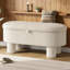 Banc de rangement rembourré avec couvercle relevable-2059318793