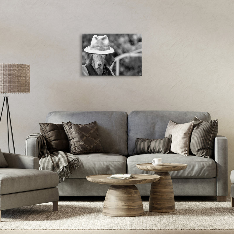 «Country Cowboy Dog» par SD graphiques Studio, H 16 po x l 24 po x P 1,5 po