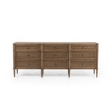 Toulouse Remmi 9 Drawer 85" W Double Dresser