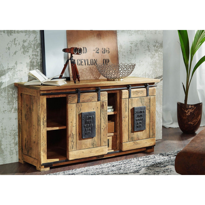 Railway 128cm Sideboard, Natural