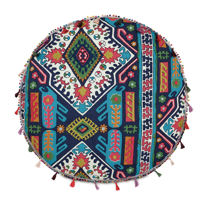 Fairuza Round Pillow Cover & Insert