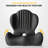 Memory Foam Seat Cushion, L-Shaped Ergonomic Lumbar Support Pillow For Sciatica Tailbone Pressure Relief, Coccyx Pad For Home, Car, Office Chair, Gaming Seat, Wheelchair, Black-1306298114