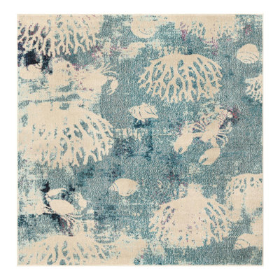 Tapis bleu clair Esposito