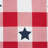 MARTHA STEWART Americana Star Gingham Plaid Tablecloth, Single Pack, Red/White/Blue