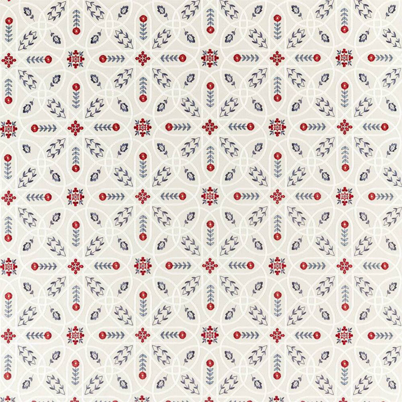 Brophy Embroidery Fabric, Indigo