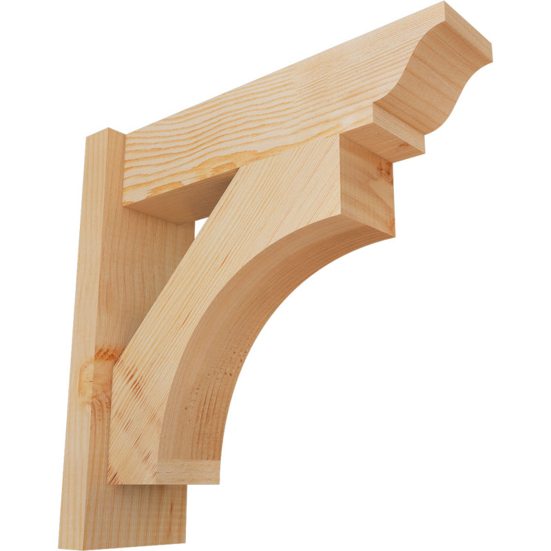 Persienne en bois Westlake, Sapin Douglas de 5 1/2 po (lisse), P 18 po x H 18 po