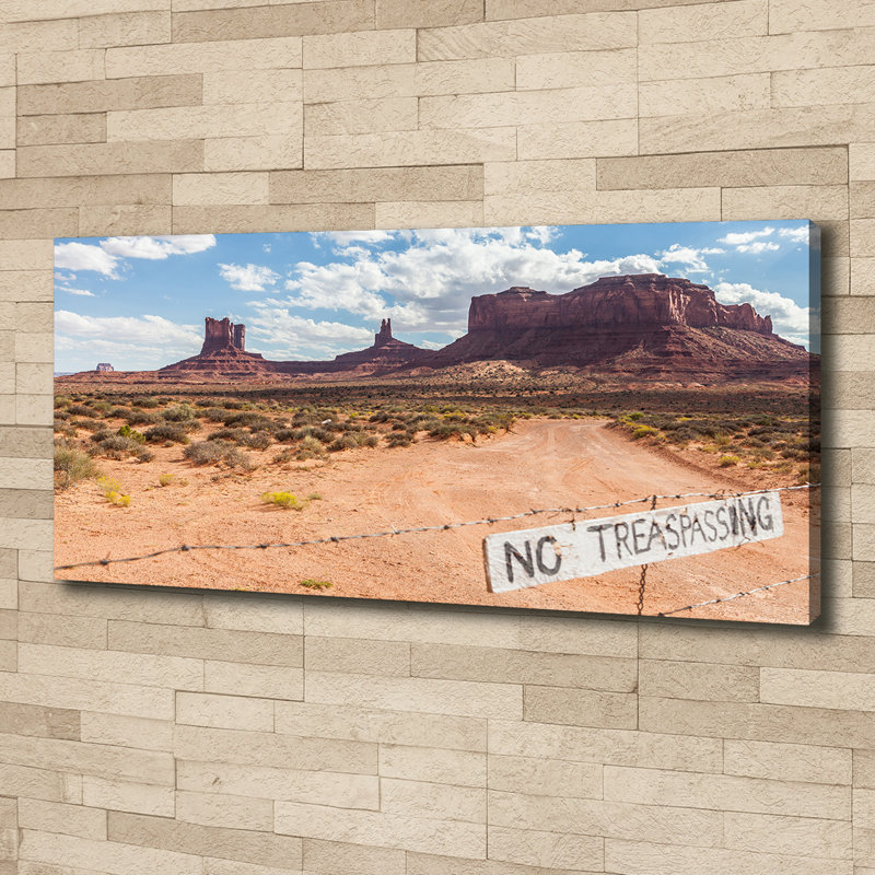 Arizona USA - No Frame Print on Glass, Canvas, 50cm H x 125cm W x 2cm D