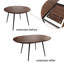 Ensemble de salle à manger de cuisine, table de salle à manger extensible de 43 à 59 po avec chaise rembourrée (table, 4 chaises)-126089811-126089813-126089814