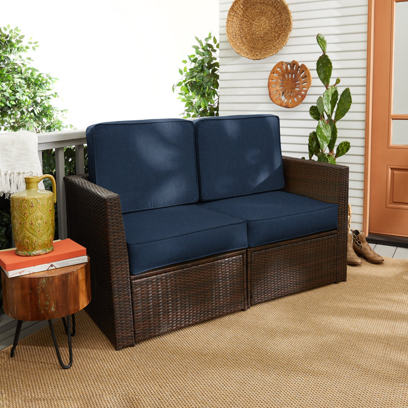 Outdoor 5'' Loveseat Seat / Back Cushion