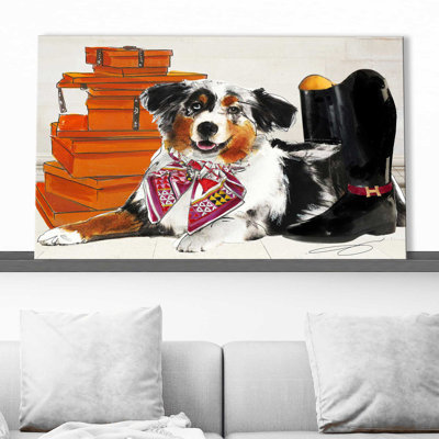 «Fashionista Border Collie» par By Jodi - impression