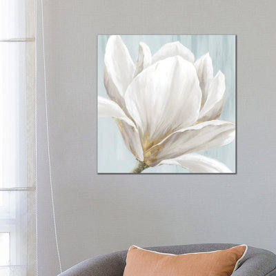 Soft White I by Eva Watts - Wrapped Canvas Painting