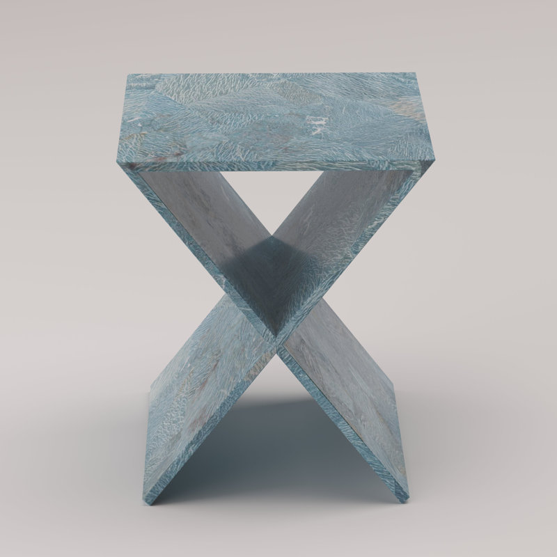 Carrefour End Table, Amazonite