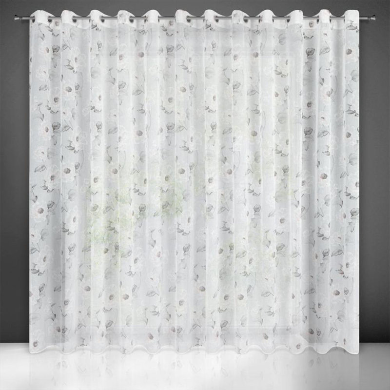 Agustiniano Room Darkening Curtain Single Panel, Pink