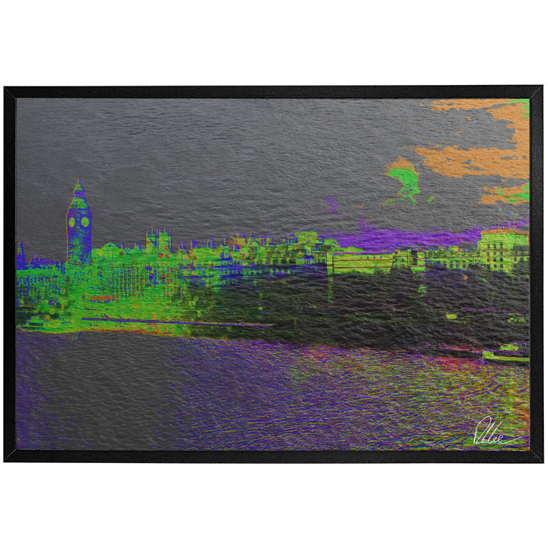 Single Picture Frame Print, Black, 41cm H x 61cm W x 4cm D