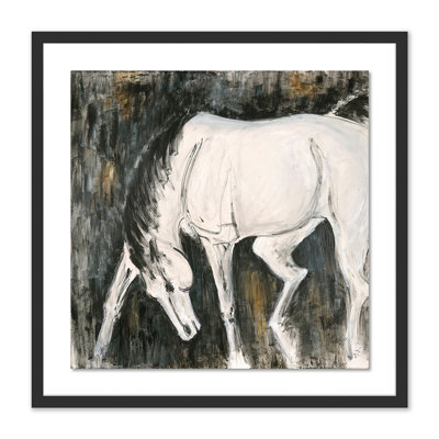 White Horse I Print by Donna Bernstein