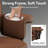 Big and Tall 500lbs Reclining Office Chair with Footrest and Wide Seat-1677500736