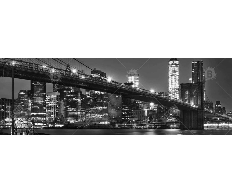 «City Under The Night» sur toile, H 16 po x l 48 po