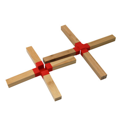 Bamboo 2 Piece Trivet Set