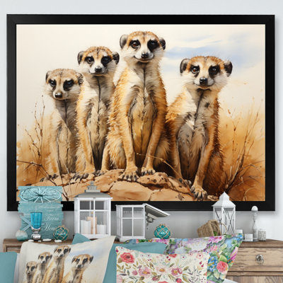 Impression sur toile, "Afrique suricate"