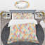 Diamond Retro X - Ensemble de housse de couette à motif abstrait rétro - Microfibre de polyester-40702863