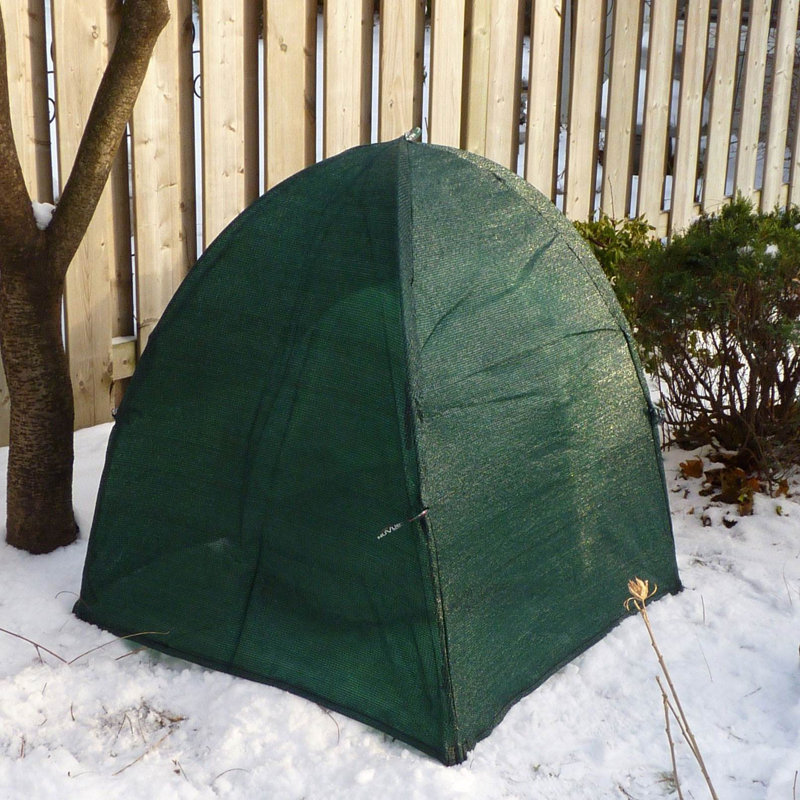 Heavy Duty Winter Plant Shrub Shade Cloth and Cover, Green, 40" H x 40" W x 40" D