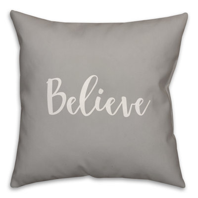  Coussin Believe