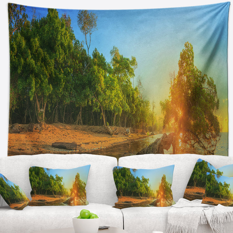 Polyester Tapestry, 78" H x 92" W