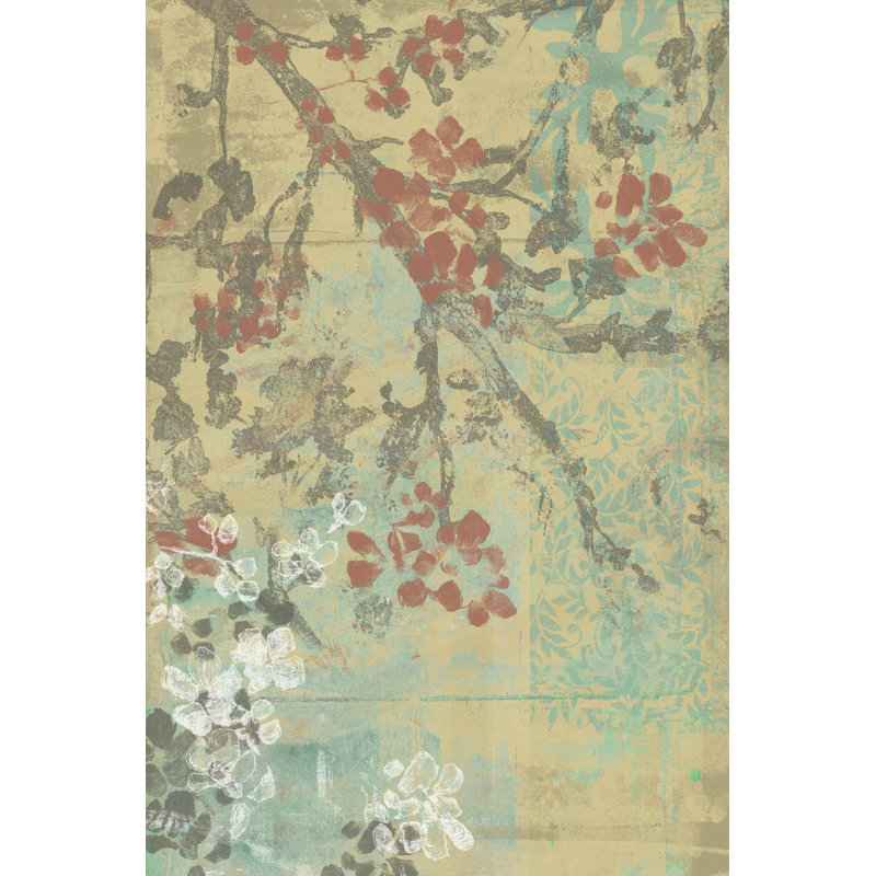 Blossom Panel I by Jennifer Goldberger - Wrapped Canvas Painting, 30 cm H x 20 cm W, Wrapped Canvas