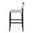 Bialiy Counter Stool with Metal Frame-1458501314