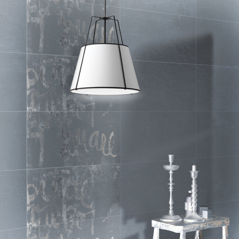 Rosalyn 1 - Light Single Empire Pendant, Black, Walnut