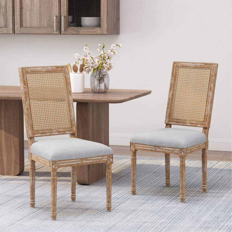 Dining Chair [Set Of 2 Pcs], 1, Natural, Beige