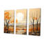 «Serene Autumn Lansdcape II - Minimalisme», ensemble de reproduction d'art mural-107748253-107748257