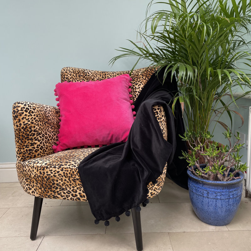 Reisman Square Throw Cushion, Pink
