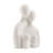 Hans Cream Abstract Nesting Three Piece Family Of 4 Decorative Accent Matte Ceramic Sculpture Figure Set