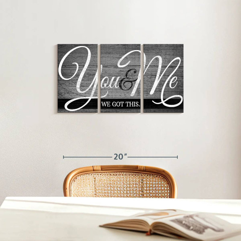 «You And Me We Got This III», reproduction sur toile, H 26 po x l 12 po x P 1 po