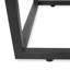 Banc en velours 53,54 po avec structure en métal-377869129