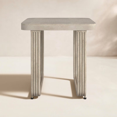 Spy Square Metal Outdoor Side Table , 20'' in. W 20'' in. D