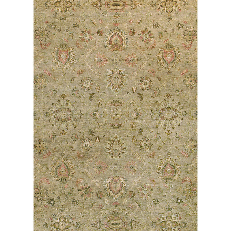 Wool Oriental Area Rug, Rectangle 4' x 6'