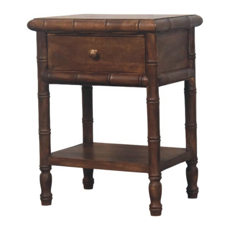  Table de chevet 1 tiroir Hawthornestone, Brun
