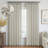 Pleated Linen Curtains, Semi Sheer Light Filtering Pinch Pleat with Hooks and Rings,Back Tab Drapes,Set of 2-1746195810-1776769548