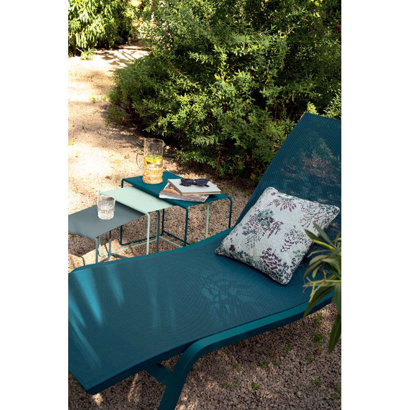 Alize Outdoor Chaise Lounge, Acapulco Blue