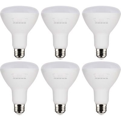 8.5 Watt (65 Watt Equivalent), BR30 LED, Dimmable Light Bulb, Selectable CCT E26/Medium (Standard) Base